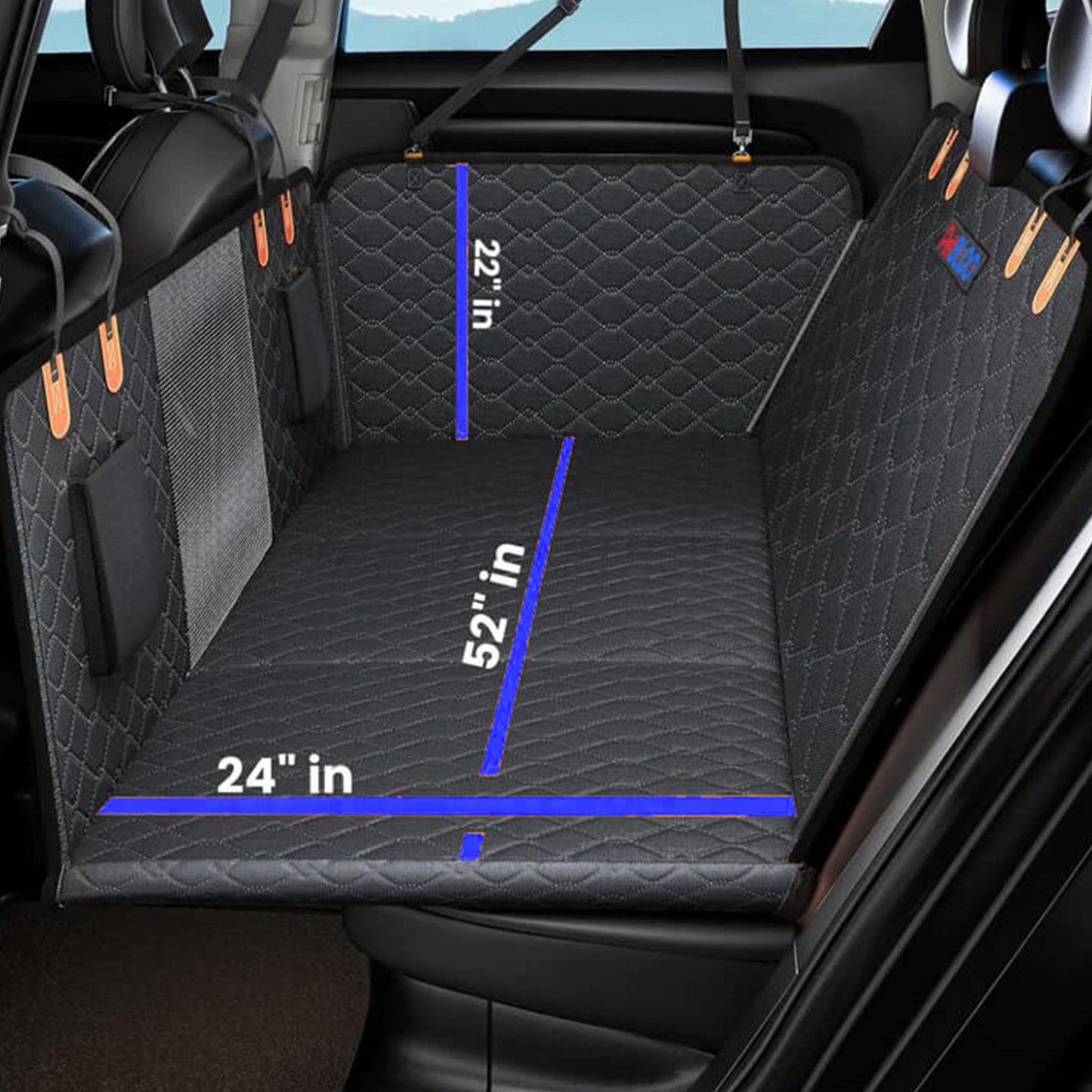 ComfyCruiser 2.0 - Hard Bottom Dog Car Seat Cover & Protector