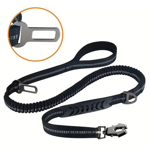SafeTrek™ Extended Heavy Duty Bungee Leash & Car Seatbelt Buckle