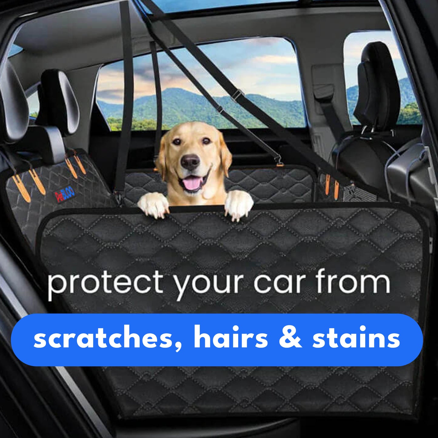 ComfyCruiser 2.0 - Hard Bottom Dog Car Seat Cover & Protector