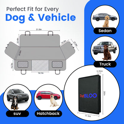 ComfyCruiser 2.0 - Hard Bottom Dog Car Seat Cover & Protector