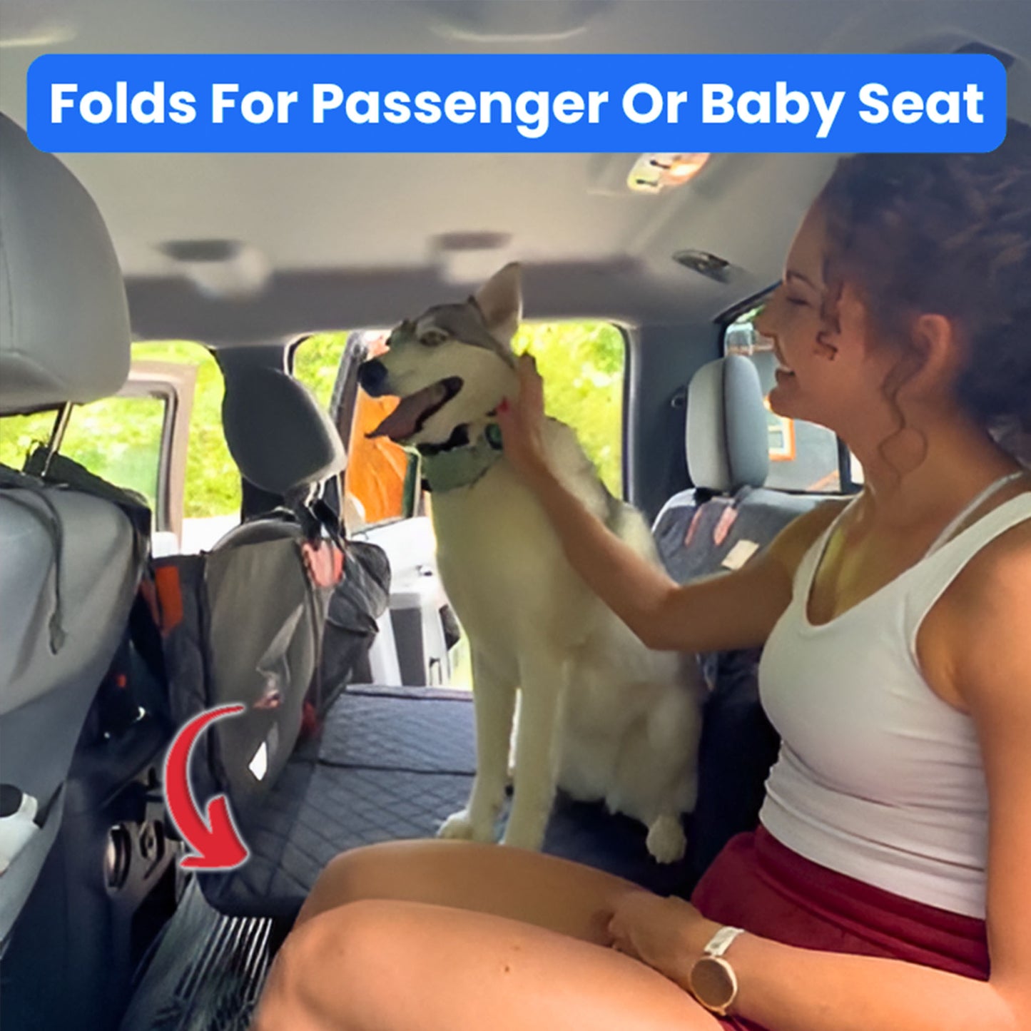 ComfyCruiser 2.0 - Hard Bottom Dog Car Seat Cover & Protector